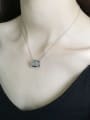 thumb 925 Sterling Silver Smooth Geometry Necklace 1