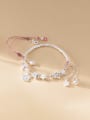 thumb 925 Sterling Silver Flower Vintage Bracelet 0