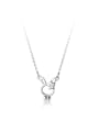 thumb 925 Sterling Silver Cat Cute Necklace 3