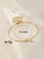 thumb Titanium Steel Heart Minimalist Link Bracelet 2