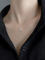 thumb 925 Sterling Silver Hollow Geometric Minimalist Pendant Necklace 2