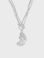 thumb 925 Sterling Silver Moon Vintage Hollow Chain Necklace 0