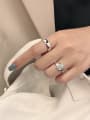 thumb 925 Sterling Silver  Vintage Letter Free Size Ring 1