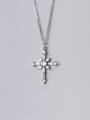 thumb 925 Sterling Silver Cross Dainty Regligious Necklace 1