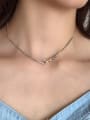 thumb 925 Sterling Silver Vintage Geometric Hook Necklace 1