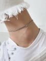 thumb S925 Sterling Silver  Antique Geometric Gead Chain  Anklet 2