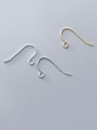 thumb 925 Sterling Silver With Minimalist Ear Hook Semi-Finished Earring Accessories 0