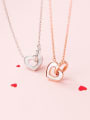 thumb 925 Sterling Silver Shell Heart Minimalist Necklace 2
