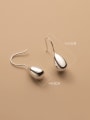 thumb 925 Sterling Silver Water Drop Minimalist Hook Earring 3