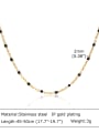 thumb Stainless steel MGB beads Geometric Minimalist Necklace 2