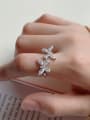 thumb 925 pure silver simple butterfly zircon free size Rings 2