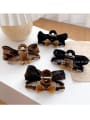 thumb Alloy Fabric Trend Bowknot  Jaw Hair Claw 1