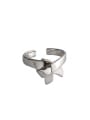thumb 925 Sterling Silver Cross Minimalist Band Ring 3