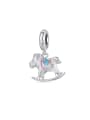 thumb 925 Sterling Silver Classic Horse DIY Pendant 0