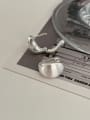 thumb 925 Sterling Silver Geometric Vintage Huggie Earring 2