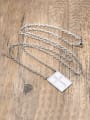 thumb Stainless steel Geometric Hip Hop Necklace 3