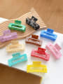thumb Cellulose Acetate Trend Geometric Alloy Multi Color Jaw Hair Claw 0