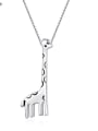 thumb 925 Sterling Silver Minimalist Deer  Necklace 1