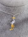 thumb 925 Sterling Silver Animal Artisan Phoenix Pendant Necklace 1