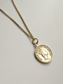 thumb Pure silver 18K-gold coin Necklace 0