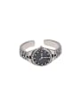 thumb 925 Sterling Silver Irregular Vintage Exquisite Watch  Band Ring 0