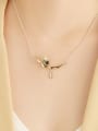 thumb 925 Sterling Silver Enamel  Bee Cute  Water Drop Pendant Necklace 1