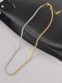 thumb Titanium Steel Heart Minimalist Asymmetrical Chain Necklace 3