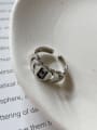 thumb 925 Sterling Silver Round Vintage   Step Free Size Midi Ring 1