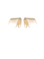 thumb Alloy With Imitation Gold Plated Simplistic Geometric Stud Earrings 0