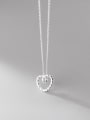 thumb 925 Sterling Silver Heart Minimalist Necklace 3