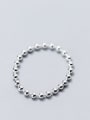thumb 925 Sterling Silver Minimalist Round  Bead Free Size Ring 1