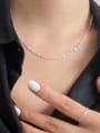 thumb 925 Sterling Silver Geometric Chain Minimalist Necklace 1