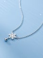 thumb 925 Sterling Silver Flower Minimalist Necklace 2
