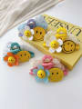 thumb Alloy Resin Trend Cute Smiley  Flower Jaw Hair Claw 0