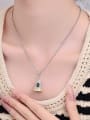 thumb 925 Sterling Silver Glass Stone Ethnic Bell  Pendant 1