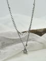 thumb Vintage Sterling Silver With Antique Silver Plated Vintage Star Multi Strand Necklaces 3