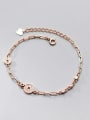 thumb 925 Sterling Silver Cubic Zirconia Coin Vintage Link Bracelet 3
