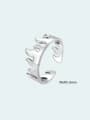 thumb 925 Sterling Silver Flame Minimalist Band Ring 2
