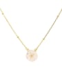 thumb 925 Sterling Silver Shell Flower Minimalist Necklace 0