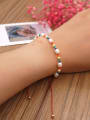 thumb Freshwater Pearl Multi Color Irregular Bohemia Adjustable Bracelet 1