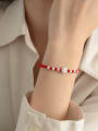 thumb 925 Sterling Silver Flower Minimalist Adjustable Bracelet 1