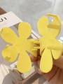 thumb Cellulose Acetate Minimalist multicolor  Flower Jaw Hair Claw 4