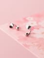 thumb 925 Sterling Silver Smooth Heart Minimalist Clip Earring 0