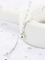 thumb 925 Sterling Silver Bead Tassel Vintage Lariat Necklace 3