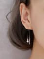 thumb Titanium Ball Minimalist Threader Earring 1