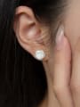 thumb 925 Sterling Silver Flower Cute Chandelier Earring 1