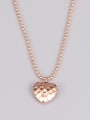thumb Titanium Steel Heart Minimalist Bead Chain Necklace 0