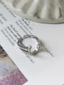 thumb 925 Sterling Silver Letter-U Vintage Geeky Ring 1