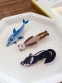 thumb Cellulose Acetate Alloy Cute Dolphin  Hair Pin 1