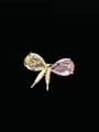 thumb Brass Cubic Zirconia Butterfly Trend Brooch 1